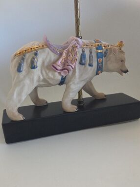 Cybis Porcelain Carousel Circus Polar Bear Figurine, Bernhard